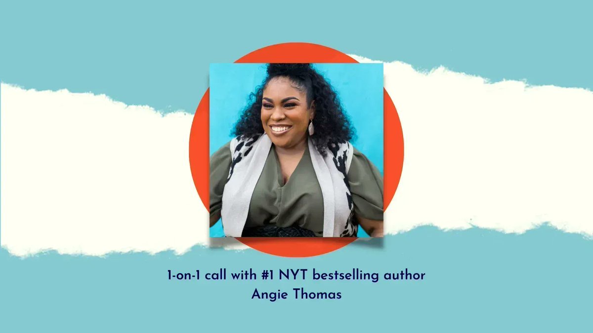 Writers & Artists Across the Country (@waacvisits) on Twitter photo ✨Auction Item Spotlight ✨
30-minute phone call to discuss writing, publishing, and finding your voice with #1 NYT Bestseller with <a href="/angiecthomas/">Angie Thomas</a>.
All proceeds go towards author and artist school visits. Bid here: e.givesmart.com/events/r5k/i/_… ✨Auction Item Spotlight ✨
30-minute phone call to discuss writing, publishing, and finding your voice with #1 NYT Bestseller with <a href="/angiecthomas/">Angie Thomas</a>.
All proceeds go towards author and artist school visits. Bid here: e.givesmart.com/events/r5k/i/_…