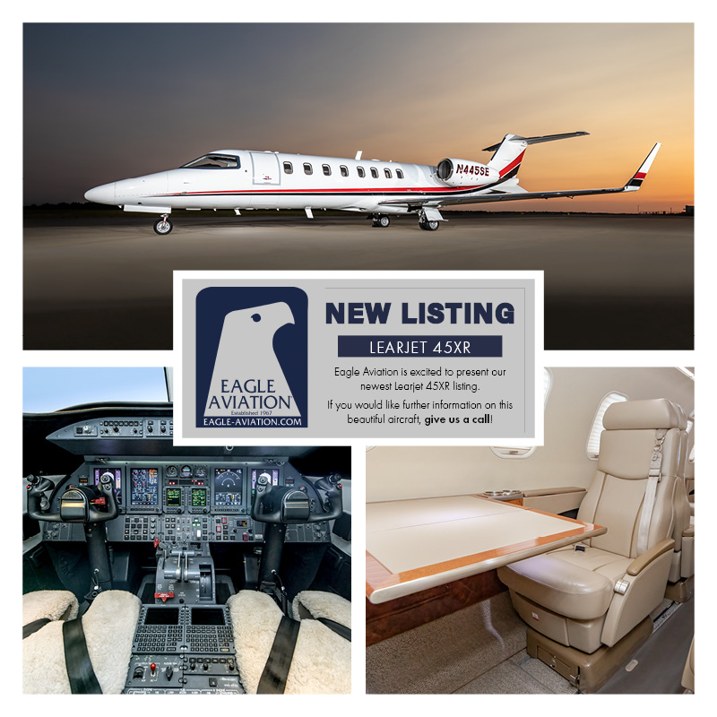 goEagleAviation's tweet image. Eagle is excited to present our new LEARJET 45XR listing. 

For further information contact CARY FRIEDMAN at 803.261.4782 / CFriedman@eagle-aviation.com

For full specs and photos: ow.ly/c4kN50Ji1Zx

#eagleaviationsc #eaglesalesteam #learjet45XR #lear #jetartphotography
