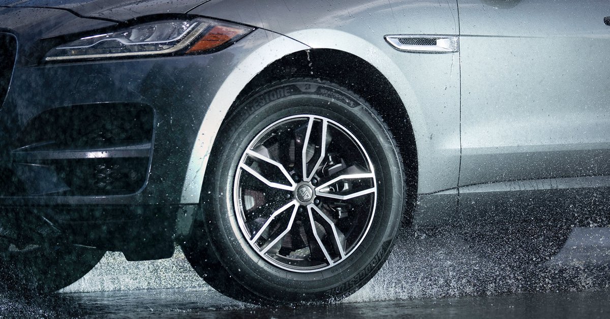 Bridgestone's tweet photo. Stay in control no matter the forecast. WeatherPeak has arrived. #BridgestoneTires #WeatherPeak #WhatReallyMatters