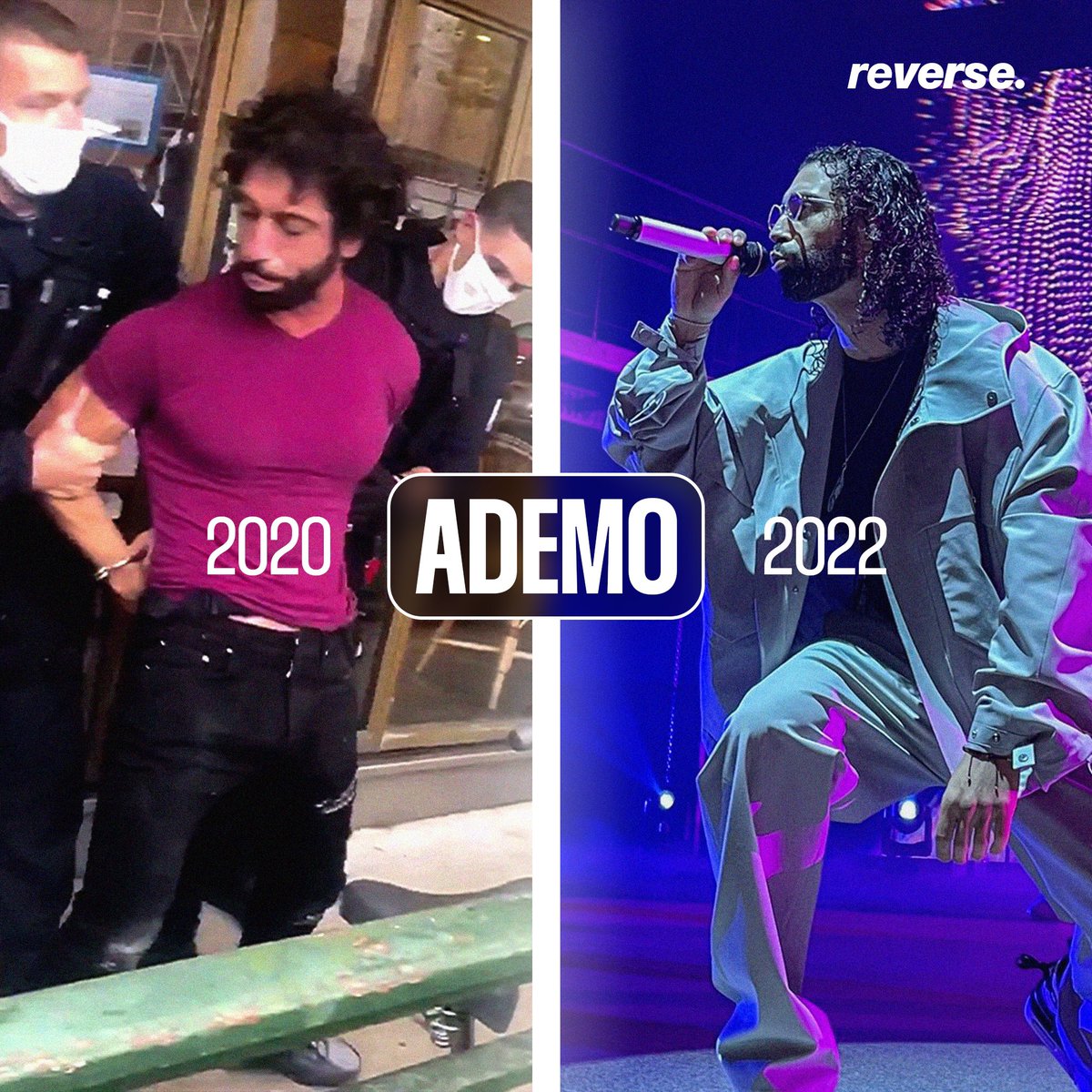 reverse_wav's tweet photo. Ademo a bien changé en 2 ans 👀 #PNLTOUR2022 https://t.co/WKEnJADcGv