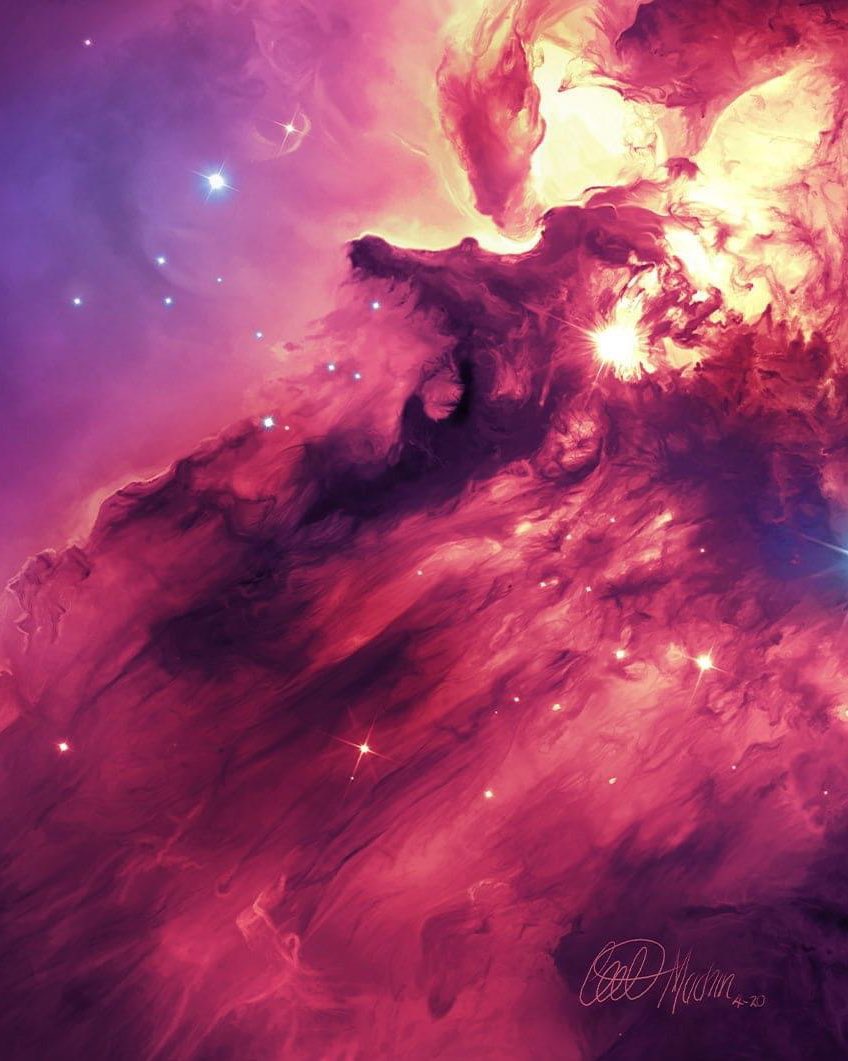 Cathrin Machin Space Art tweet media