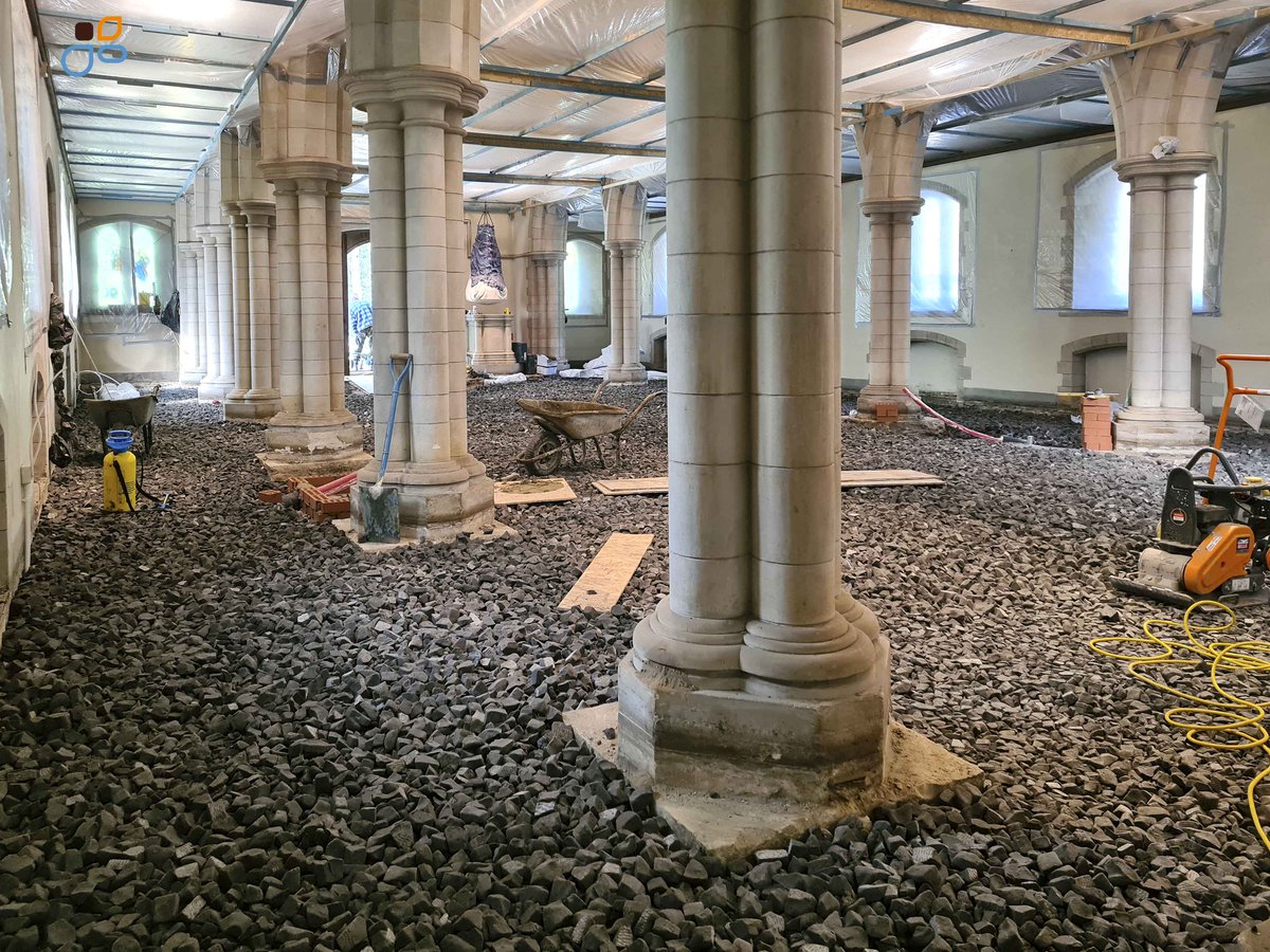 JupiterUFH's tweet photo. Initial levelling of the floor at All Saintโs church, Woodham using foam glass aggregate!
https://t.co/VuXEAkGnil
#tymawr #churchesofengland #heating https://t.co/AGu7qsgxHo