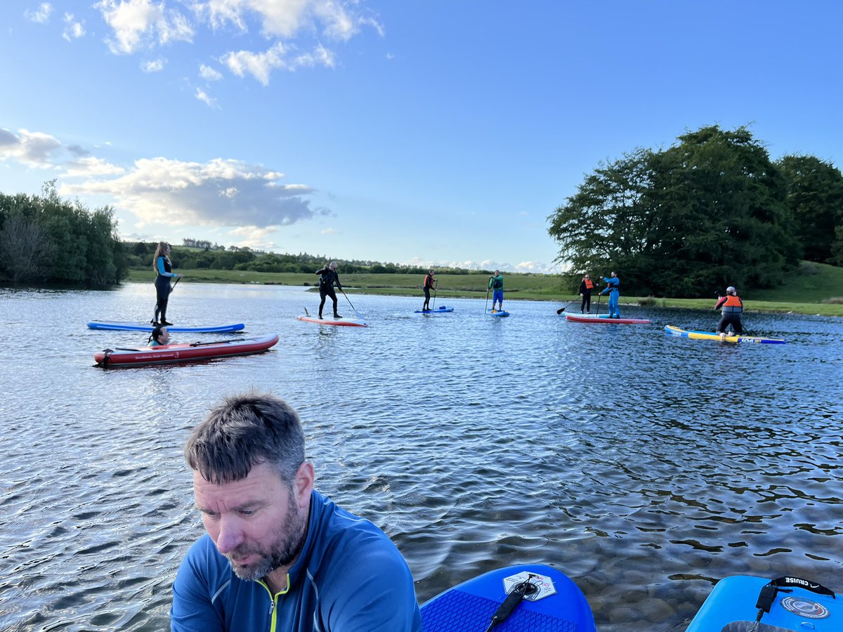 AberdeenSup's tweet photo. Thanks to Lyle Smith at @GraniteAdvent for inviting us out to Their base at Drumoak for a lovely evening paddle.  A beautiful location and great to get out on the water.  Definitely recommend it for a chilled out paddle https://t.co/x0rPrefUM3