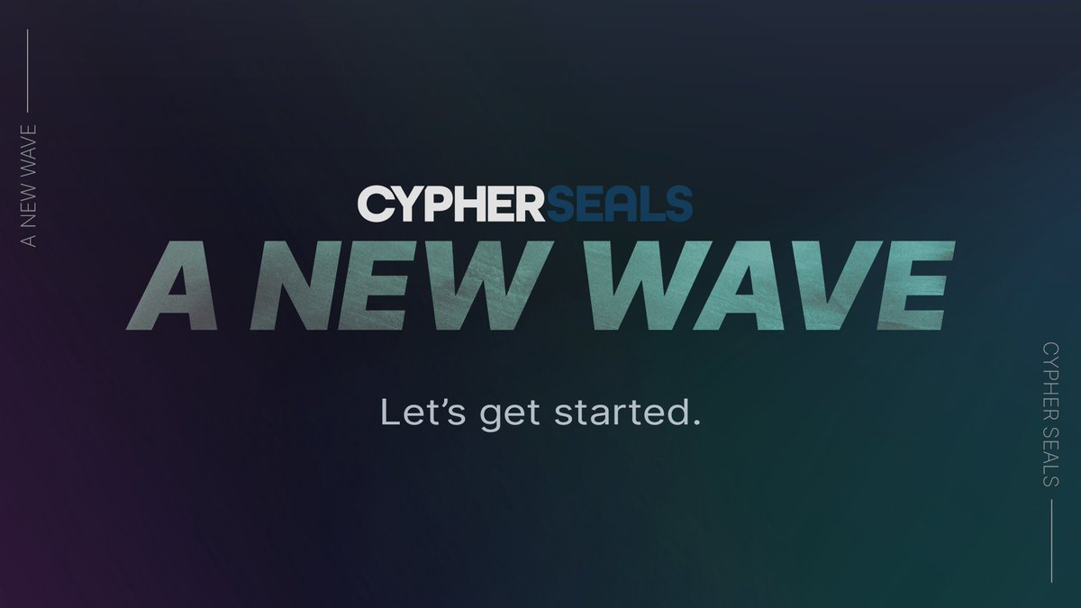 CypherSeals's tweet image. We felt it was time to show you what we’ve been working on, so without further ado, we’d like to introduce Cypher Seals, an empowering web3 brand with huge intentions to improve the NFT space 🌊