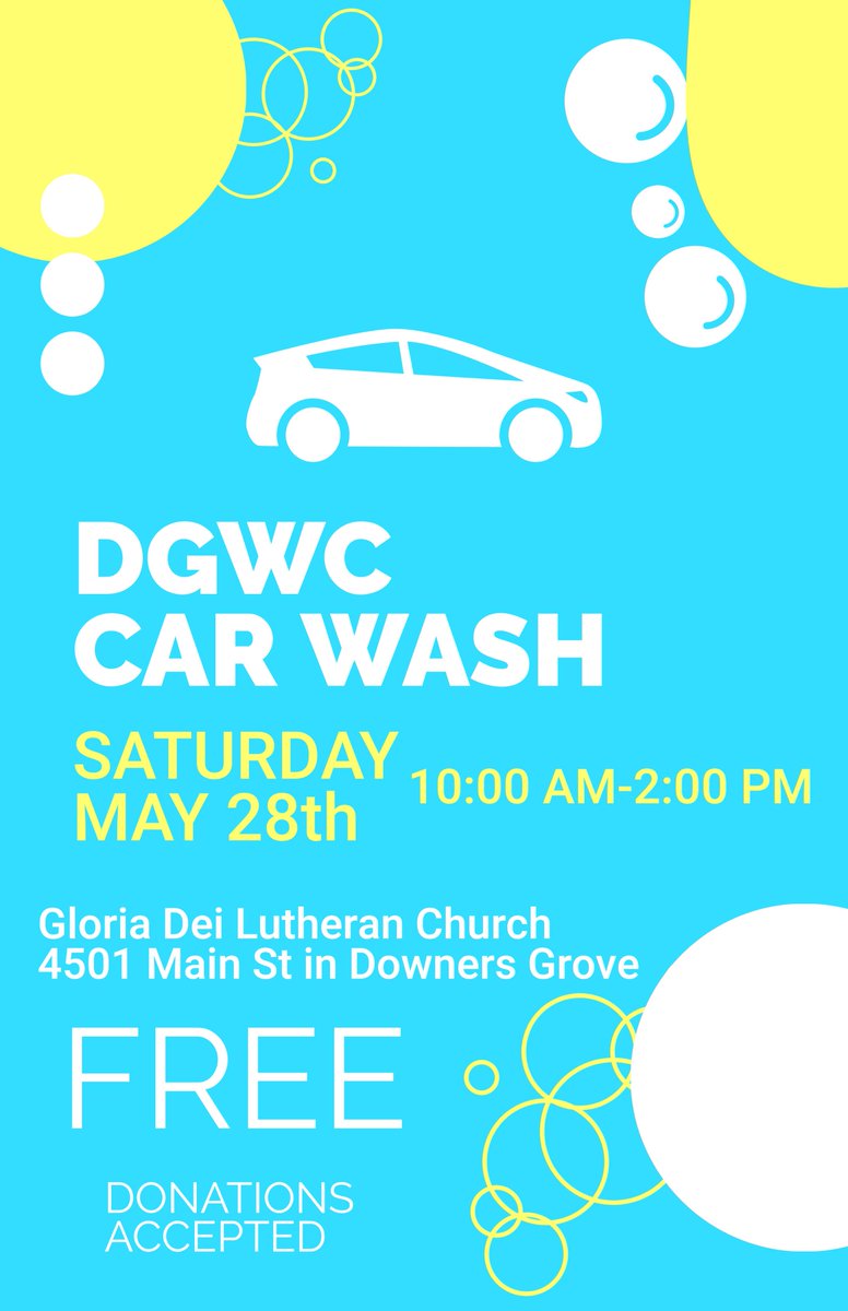 DGS_Wrestling's tweet photo. Come out this Saturday as the DGWC hosts a Car Wash at 4501 Main St in Downers Grove (Gloria Dei Lutheran Church) from 10:00 AM-2:00 PM...DONATIONS ACCEPTED!!! https://t.co/gsSLd1vKq3