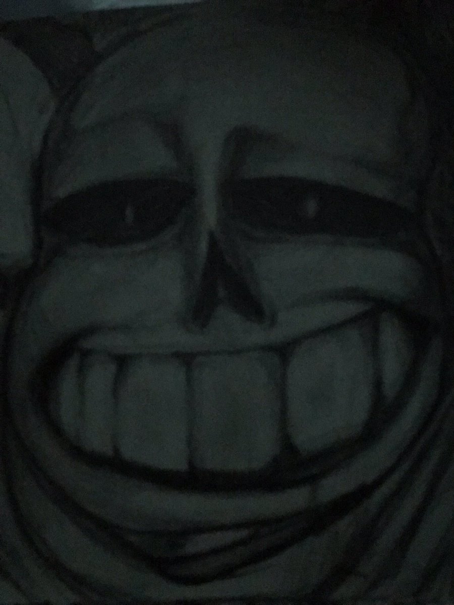 000Unkown's tweet photo. Something I drew I can’t stop looking at him like tf is this in night it looks like it’s a found tape footage from a Horror Movie #undertale #sansut #sansundertale #undertaleAU #realisticsans https://t.co/5sNgaMB8Ej