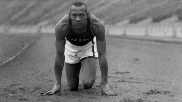 HOMAGE's tweet photo. 87 years ago today Jesse Owens re-wrote the record books.

In the greatest 45 minutes ever in sports, the OSU sophomore tied the world record in the 100-yard dash and then set the world record in the long jump, the 220-yard dash and the 220 low hurdles. Pay homage. https://t.co/uX54L7u5mj