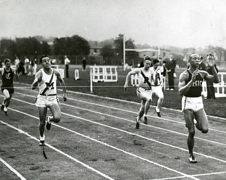 HOMAGE's tweet photo. 87 years ago today Jesse Owens re-wrote the record books.

In the greatest 45 minutes ever in sports, the OSU sophomore tied the world record in the 100-yard dash and then set the world record in the long jump, the 220-yard dash and the 220 low hurdles. Pay homage. https://t.co/uX54L7u5mj