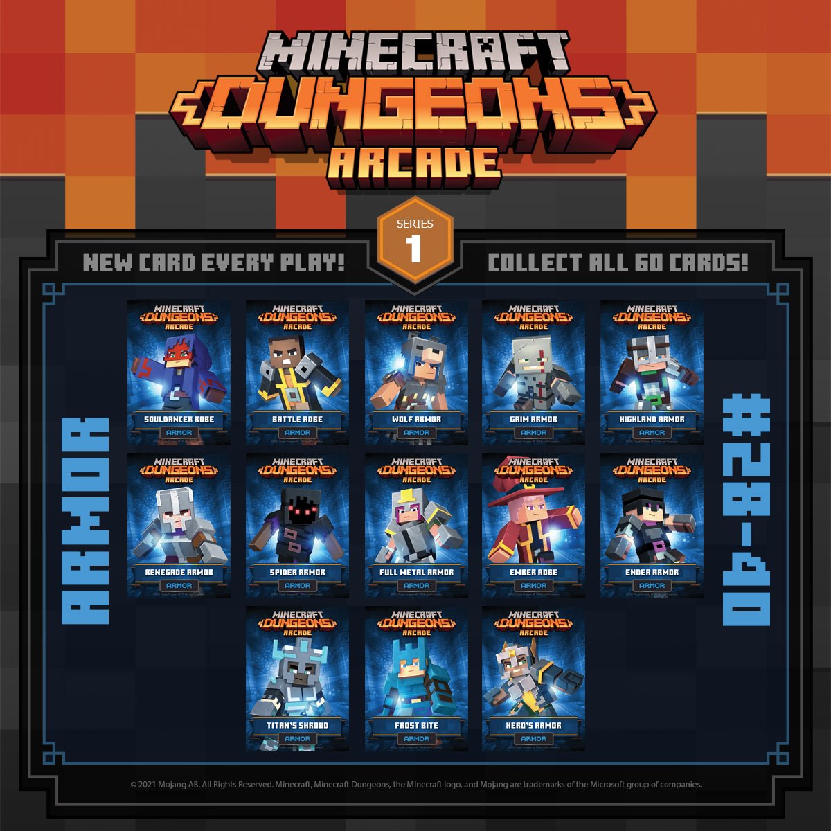 Raw Thrills Minecraft Dungeons Arcade Game