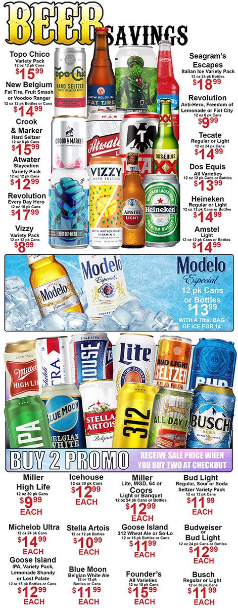 SalsBeverage's tweet photo. Check out our weekly sales! #salsbeverageworld #spirits #beer #wine https://t.co/tN4fwOhBDG