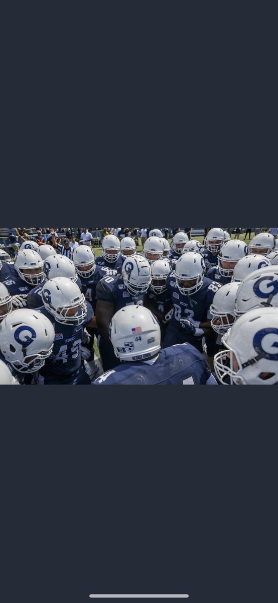 I am blessed and honored to receive an offer from Georgetown University @CoachSEmerson