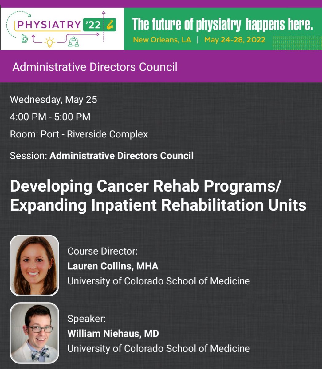 NHausMD's tweet photo. Very excited to be presenting with @lcollins1023 highlighting the good things we are trying to do at @CUPhysMed and @uchealth!

Be sure to come check it out at 4 pm at  #Physiatry22

#MedEd #Physiatry #Rehab #MedAdmin https://t.co/dKWnT7c3Og