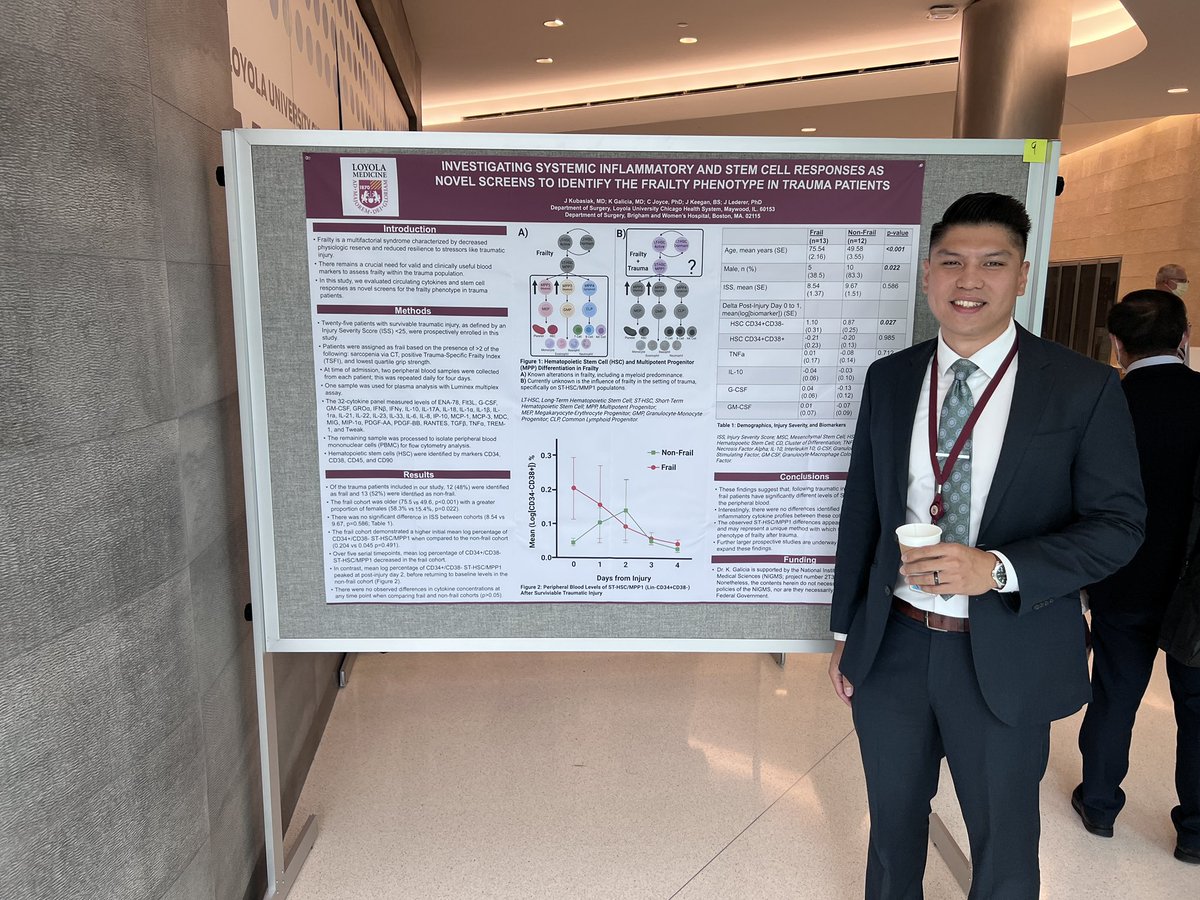 loyolasurg_dept's tweet photo. More of our residents showcasing their research at our 1st annual department of surgery research day. @CorinneBunn @theKEVstand showing they want to contribute to the future of surgery. #surgicalresearch @LoyolaSurgery https://t.co/w4S9tG0dno
