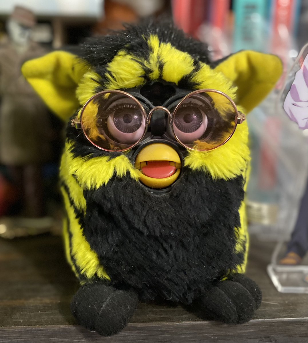 If you make me pick it’s going to be a Furby with headphones.