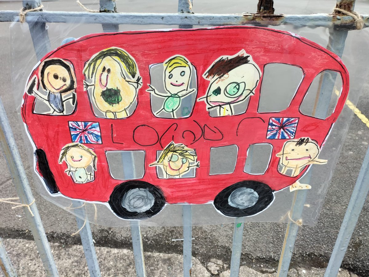 cwp_rhymney's tweet photo. The Wheels on the bus go round and round……  #PlatinumJubilee Do you recognise any passengers on the bus? 👀 https://t.co/pgtNtiqsVI