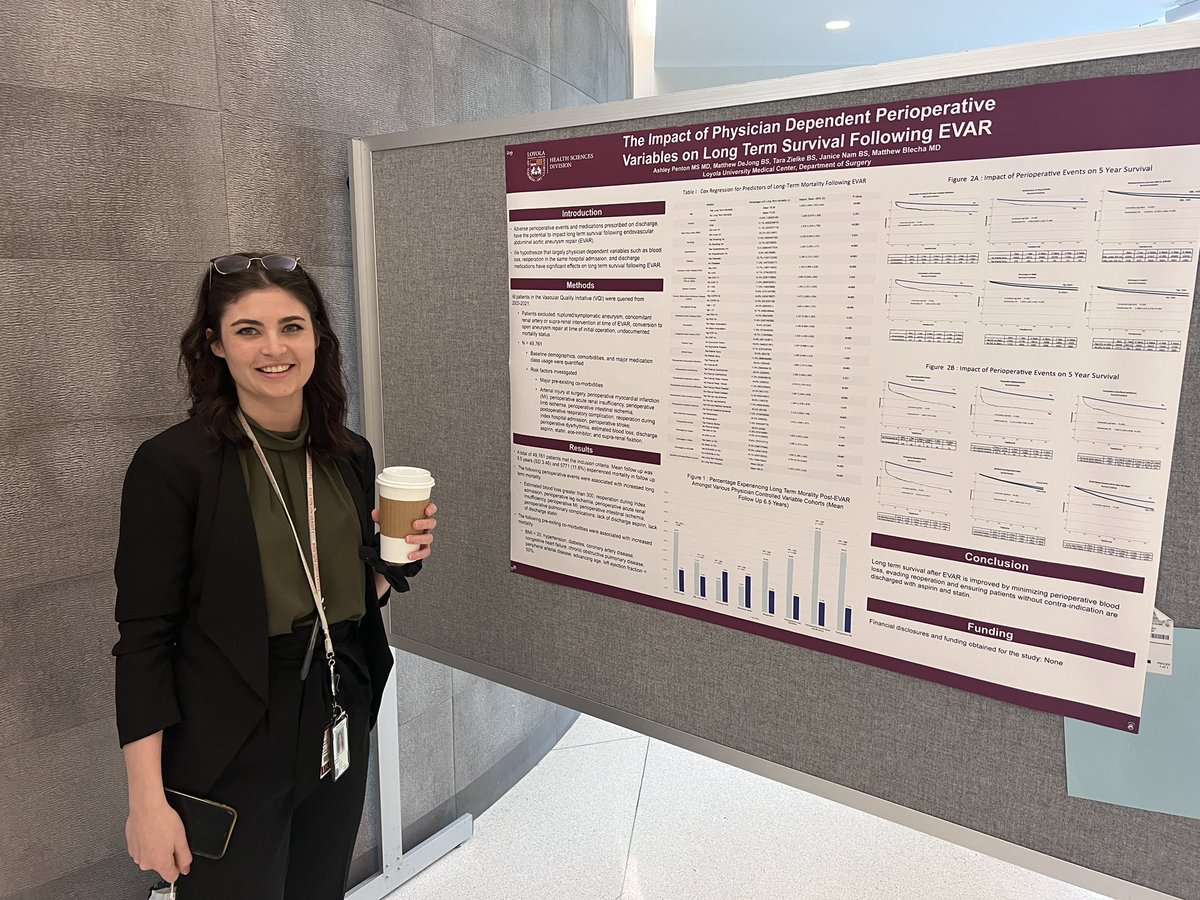 loyolasurg_dept's tweet photo. Drs. Penton and @CelsaTonelli presenting at our first annual department of surgery research day. Our residents show scientific inquiry and want to contributors to the future of their field. #surgicalresearch @LoyolaSurgery @LoyolaVascular https://t.co/xJ3lVD7DDu