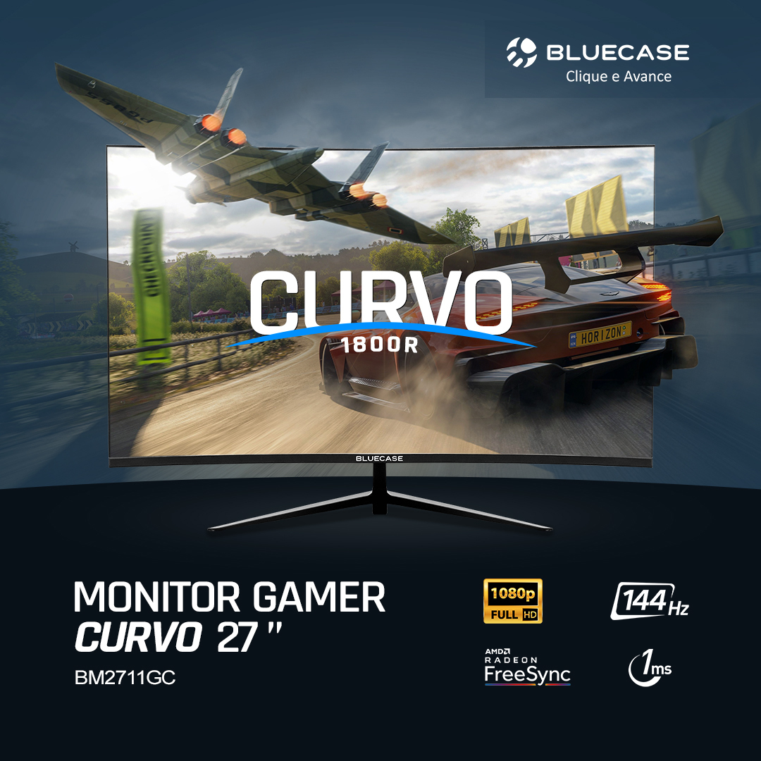 BluecaseOficial's tweet photo. Eleve-se ao nível de seu setup com o monitor gamer Bluecase BM2711GC e tenha mais imersão durante os jogos.

#granturismo #forza #bluecase #monitorgamer #gtsport #gaming #ps5 #player https://t.co/DbVbfol4ou