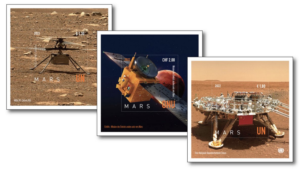 RT @Gizmodo: Collectors Will Drool Over These Gorgeous Mars Stamps