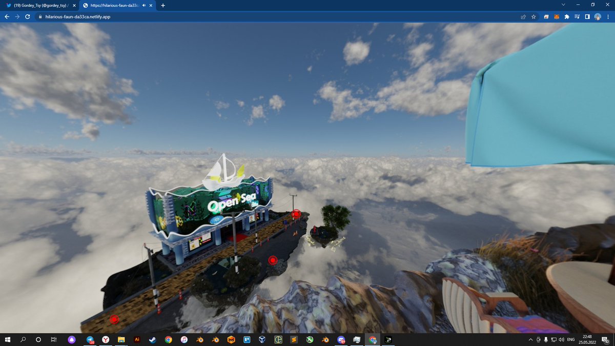 gordey_tsy's tweet photo. Hello everyone 👋
 Everyone makes ordinary Art in the form of pictures, but it's very boring.  In this regard, I made a whole metaverse for 
@ThePossessedNFT 
 in which there are 3 different locations at once.
@eazymoney_nft | @_thel0stb0y_  | @jarnnft 
Continued below👇 https://t.co/LCo2mfxJpc