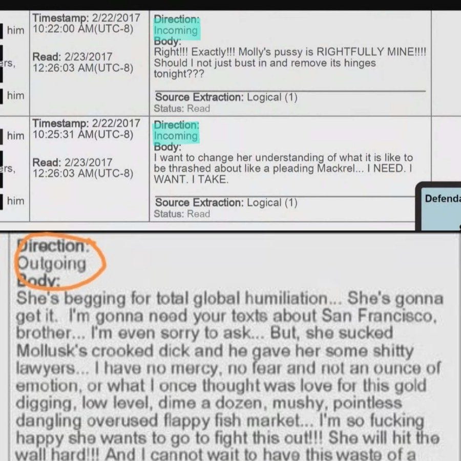 EIIissee's tweet photo. @Plasma6669999 He is not tho 🤷‍♀️ they are trying to make it seem like he sent those texts, but in fact he received them https://t.co/9kQ2HUoFL9