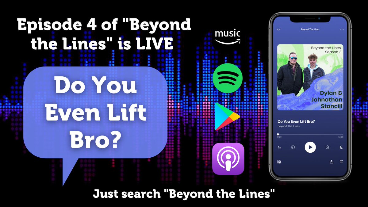 One last episode from Skylar's season of Beyond the Lines. Tune in to hear Dylan and Jonathan Stancill speak on their relationship as brothers and business partners! Available on all platforms now!🎙🎧

feeds.transistor.fm/beyond-the-lin…
#podcast #BeyondtheLines #ecu