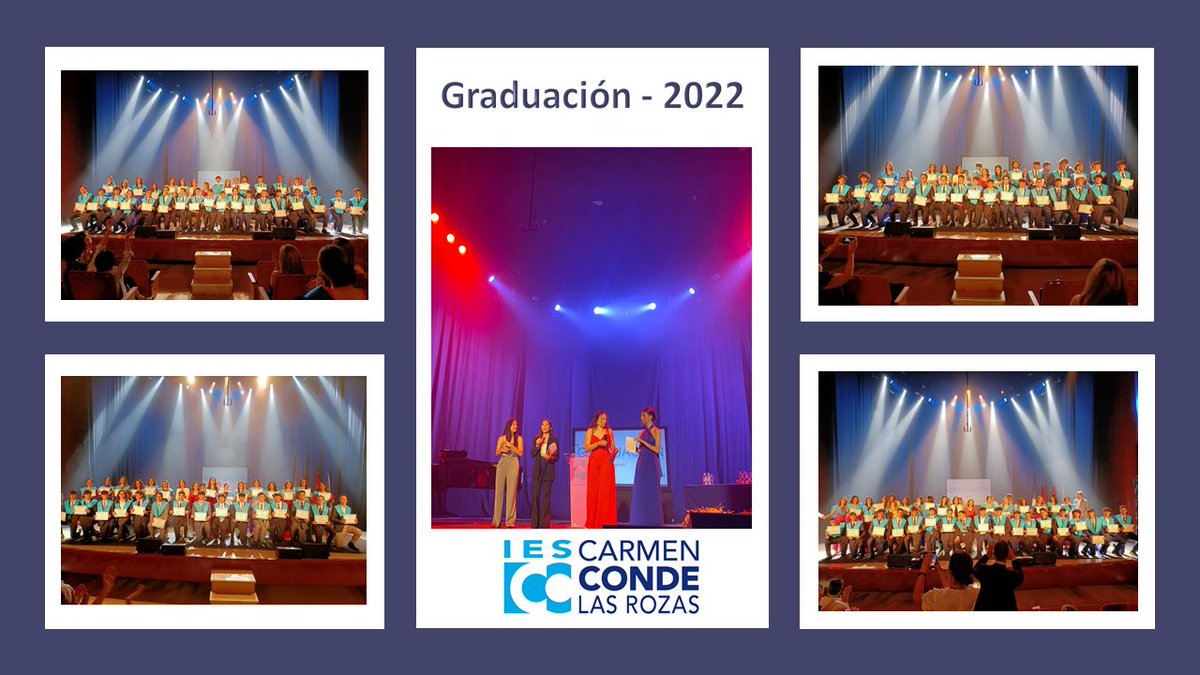 Super Graduación - 2022. Éxito apoteósico. <a href="/CharoTorcal/">CHARO TORCAL</a> <a href="/marisafiba/">Marisa Fidalgo</a> <a href="/APACarmenConde/">APA Carmen Conde</a> <a href="/esteralon/">Ester Alonso</a> <a href="/Yisusteacher/">Jesús Rodado Delgado</a> <a href="/carmendelengua/">Lengua_Carmen_Conde</a> <a href="/APAColeLaEncina/">AMPA Cole La Encina</a> <a href="/AMPALosOlivos/">AMPA Los Olivos</a> <a href="/AmpaElCantizal/">Cᴏʟᴇɢɪᴏ Eʟ Cᴀɴᴛɪᴢᴀʟ</a> @p_trivino <a href="/tristang1978/">tristan gonzalez</a> <a href="/Ayto_Las_Rozas/">Ayuntamiento de Las Rozas</a> <a href="/jdelauz/">José de la Uz</a> <a href="/Noegguerrero/">Noelia González</a> @pbejtor <a href="/pprozasdemadrid/">Partido Popular de Las Rozas</a> <a href="/UnidasLasRozas/">Unidas por Las Rozas</a>