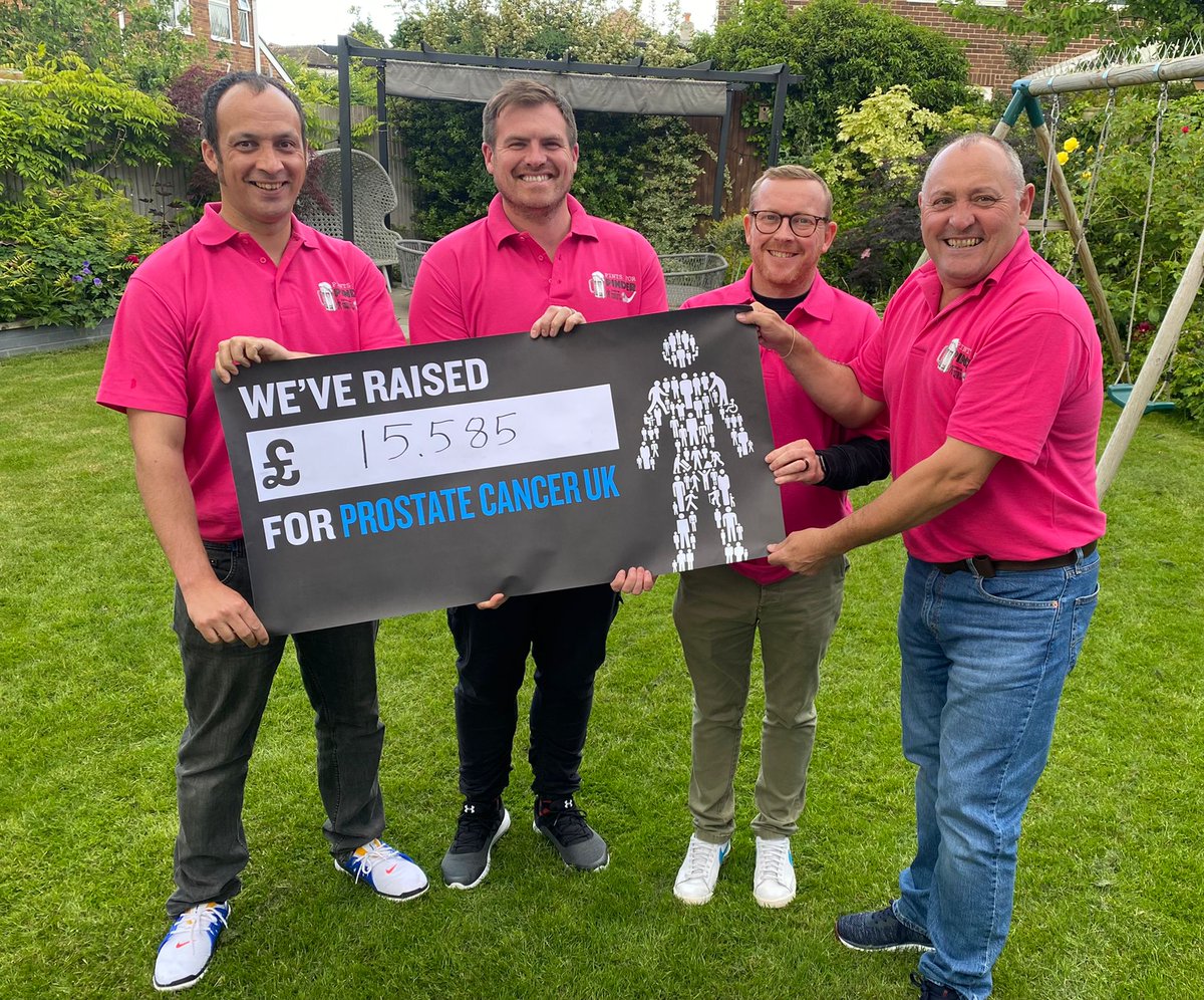 PintsforPinder's tweet image. Pints for Pinder 2022 has raised an AMAZING £15,585!
We would like to thank everyone who supported us through: sponsorship, playing golf, donating prizes or buying raffle tickets.
We shall be posting raffle winners on FB and our website
@DarringtonGC  @ProstateUK @ClubInsureLtd