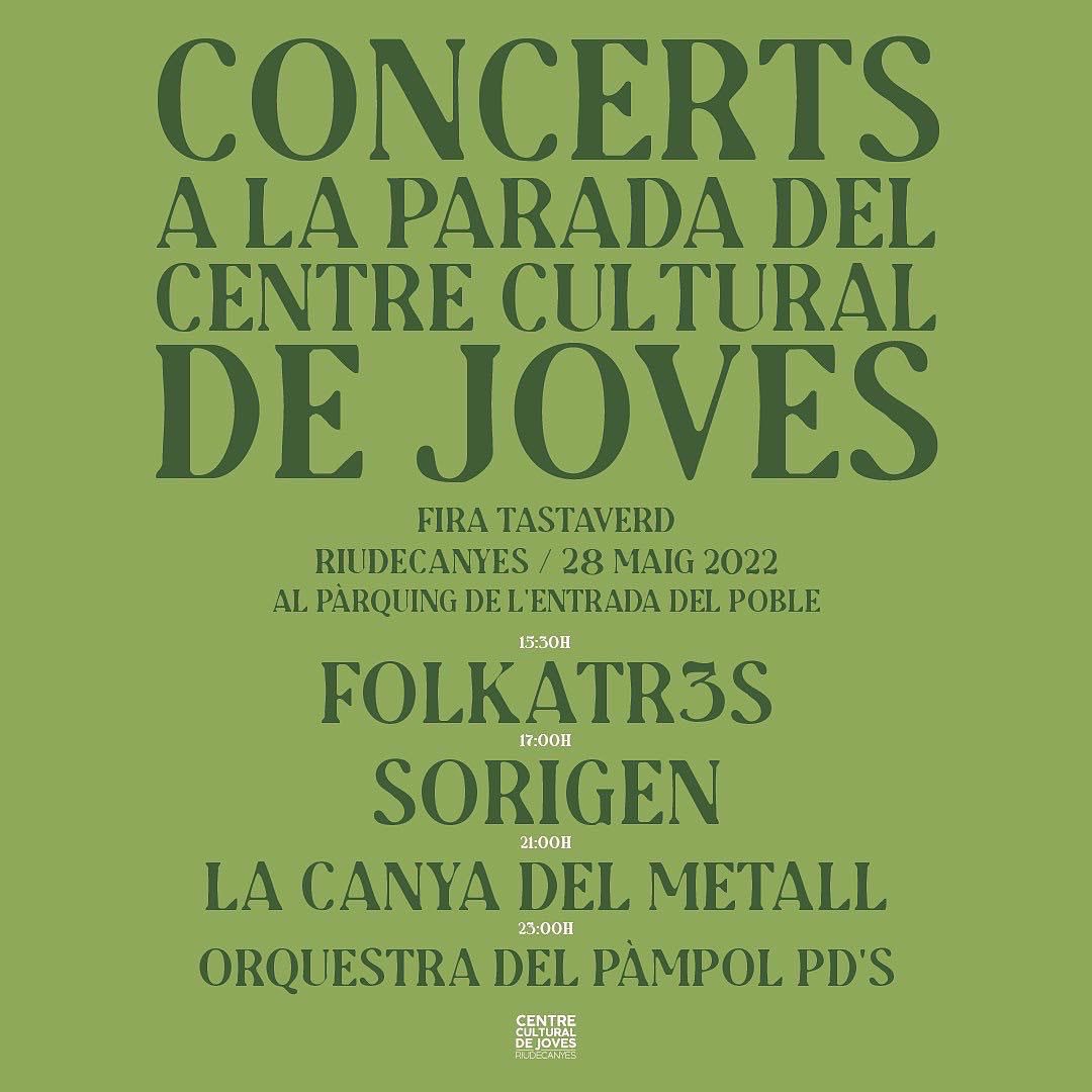 ccjoves's tweet photo. Compte enrere pel Tastaverd! 🌱

Com sabeu, un any més tindrem música en directe a la nostra parada, que aquest any canvia de de lloc! 📍👇🏼 https://t.co/up71zuKYKX