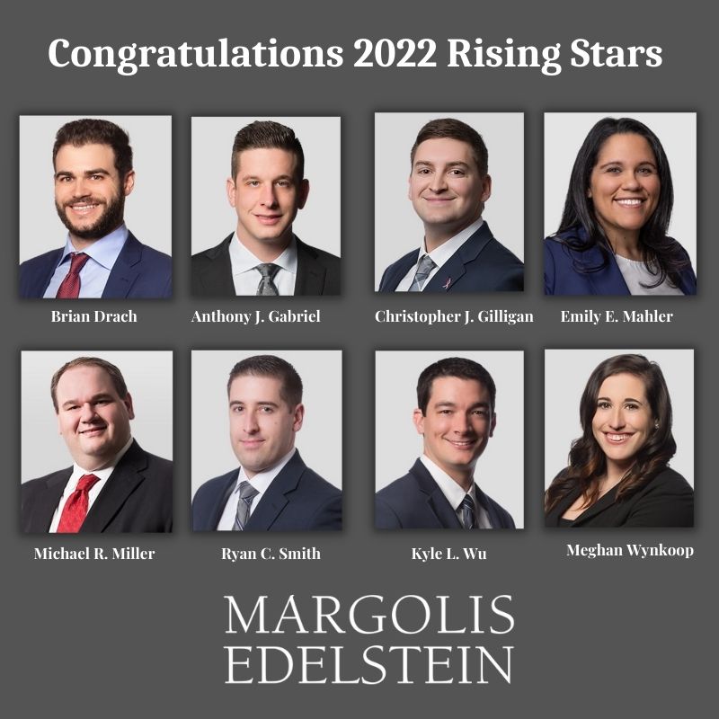 Congratulations to the Margolis Edelstein lawyers named as Rising Stars in 2022!
#MargolisEdelstein #MeasurablyBetter #RisingStars