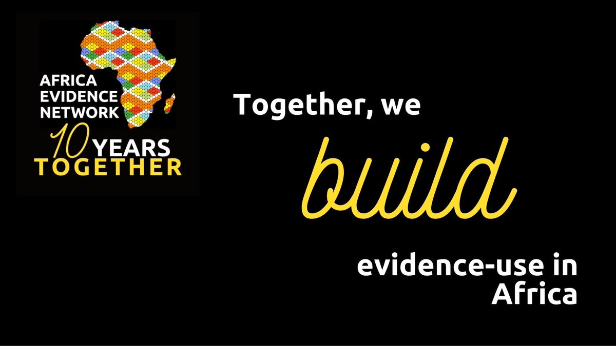 Africa_evidence's tweet photo. #AENis10🥳| 2️⃣0️⃣2️⃣2️⃣ marks 10 years since the establishment of the AEN! #AELA2022 winner @SogbanmuTo reflects on changes in the #evidenceecosystem in the last decade & shares a vision to build the #AfricaweWant through #evidenceuse
▶ Watch: https://t.co/u49X7INfS3
#EVIDENCE2022 https://t.co/2vUzTyl60q