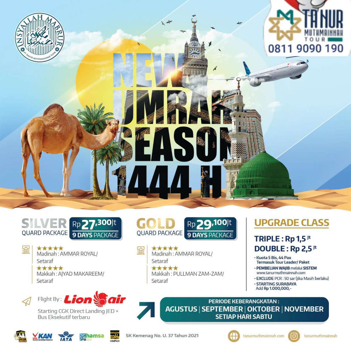 just_sisrie's tweet photo. Bismillaah usia muda tidak menjadi penghalang menuju ke tanah suci Makkah untuk melaksanakan umroh 

Umroh Paylater syariah untuk hal hal yang berguna, lebih baik. More info just klik : https://t.co/KTbquOFlZa https://t.co/TdHRv9kHk5