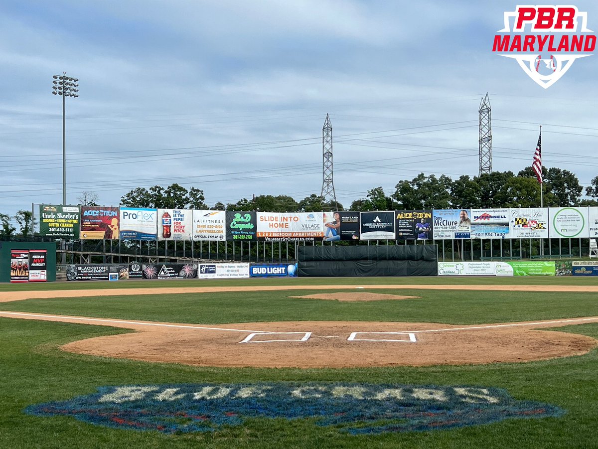 👀 We are about 1️⃣5️⃣ min away from our first of ✌️ 2A State Semifinal games here at the beautiful <a href="/BlueCrabs/">Southern Maryland Blue Crabs</a> Regency Furniture Stadium

<a href="/GlenelgBaseball/">Glenelg Baseball</a> ready to tee it up w/ #NorthEast 

#PBRIsThere @PBRMaryland <a href="/jerry_shank/">Jerry Shank</a>