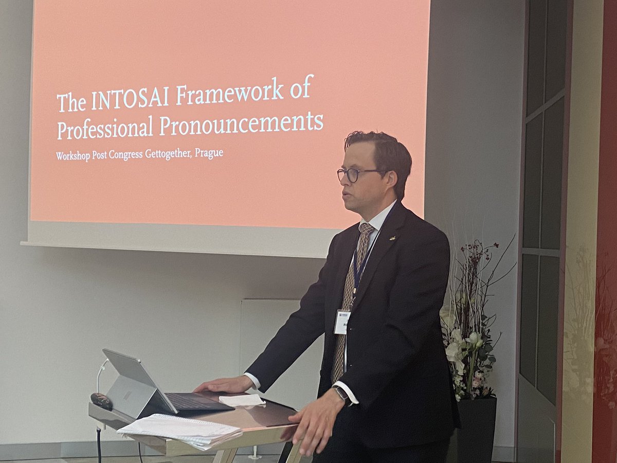 PeterRostedt's tweet photo. Very well arranged conference hosted by @NKU_CZ . Held a workshop together with @EUauditors @Kosovo_NAO and @Courdescomptes on development and implementation of audit standards. https://t.co/Wf0leHc95d