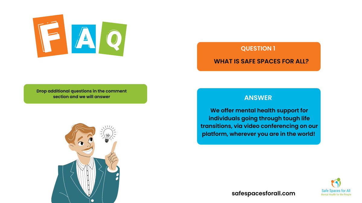 Mynd_Health's tweet photo. Click on the link in bio for more information.

#SafeSpacesforALL #mentalhealth #FAQ  #mentalhealthprevention #onlinementalhealthsupport https://t.co/tJY046kaXV