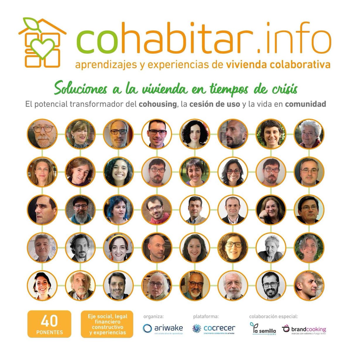 ariwakego's tweet photo. 👏🏽 +40 profesionales participaron en #COHABITAR.
👉Ahora queremos acercarte este programa con un PRECIO MÁS BAJO.
¡No te lo pierdas! 💫 entra y disfruta del aprendizaje en #viviendacolaborativa #cohousing #covivienda
¿Nos acompañas?
#vivienda #ariwake #habitar #comunidad https://t.co/Xxj9GF0YoM