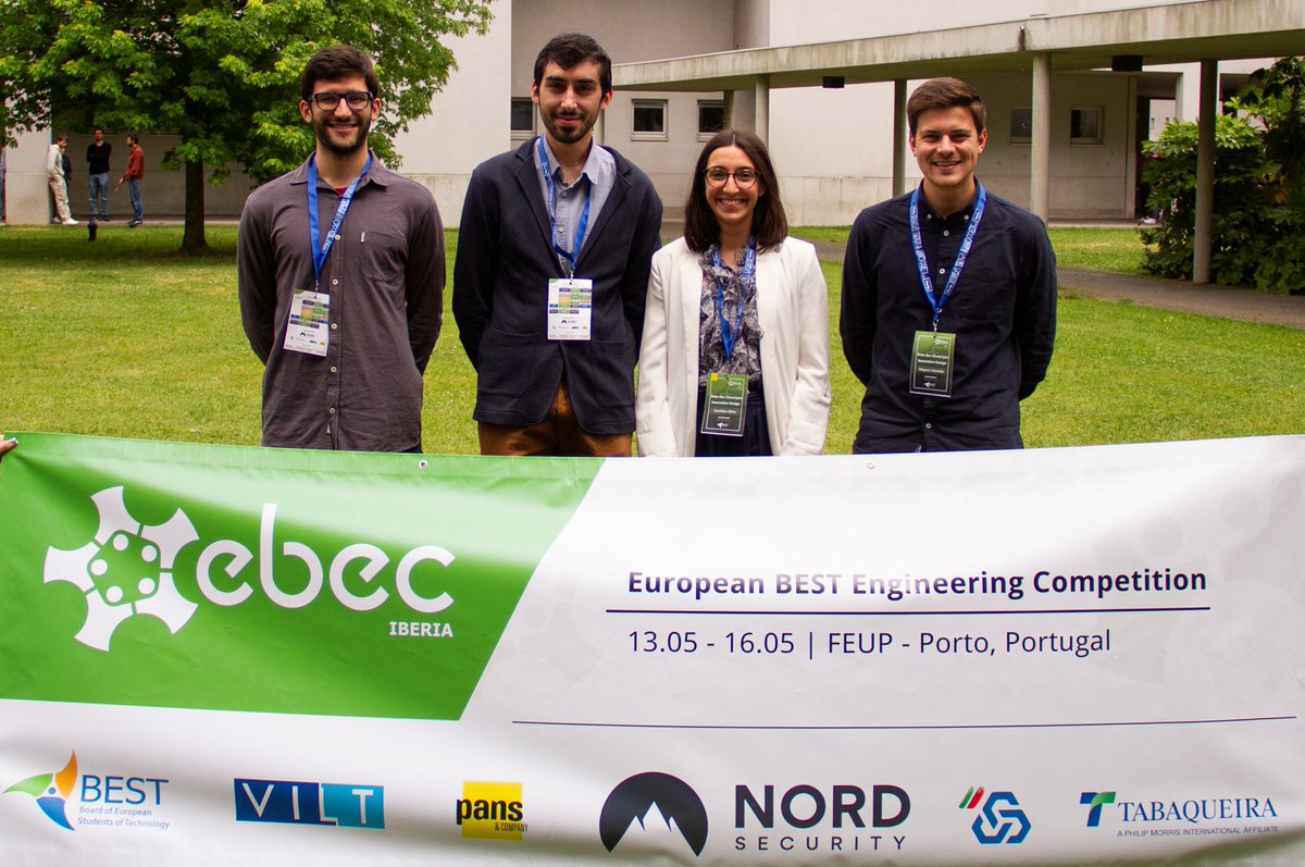 EBECIberia's tweet photo. #EBECIBERIA22 came to an end and we are proud to announce the winners:

🎉 JuniBEST in CS

🎉 Chouriças in TD&amp;ID

Congratulations to both teams! We cannot wait to see you from July 22nd to 30th in the final round of @BESTorg_EBEC in Zagreb! Good luck!

#EBEC22 #competition https://t.co/7GNpdeYuQs