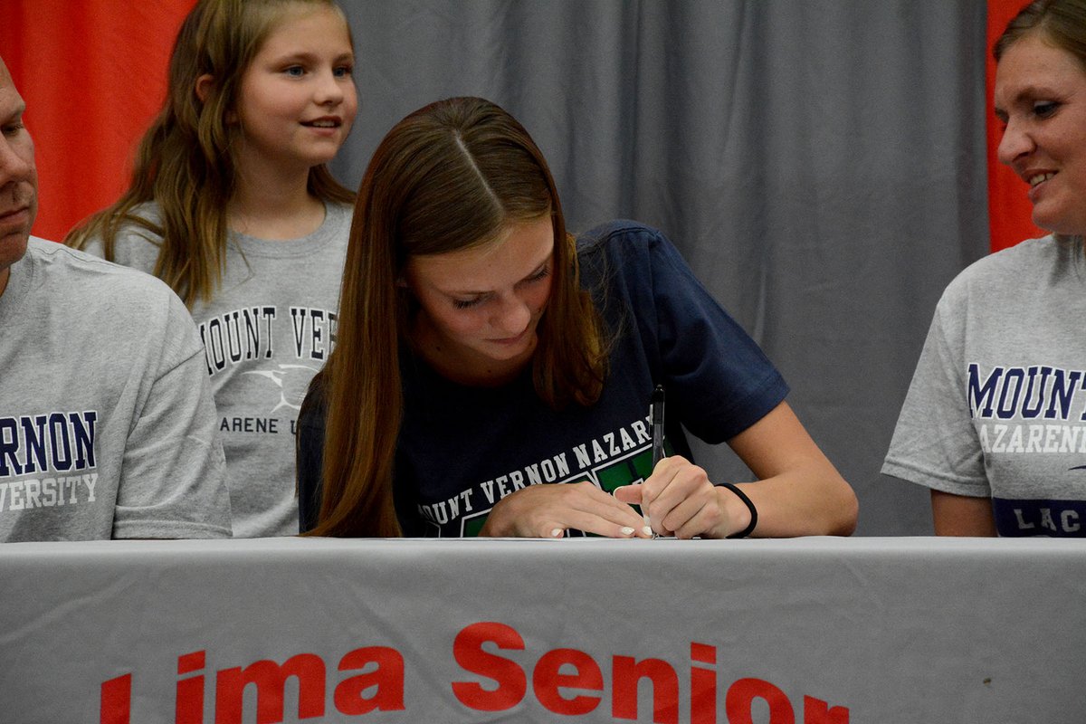LimaCitySchools's tweet photo. Nevaeh Sheeter will continue her playing career at Mount Vernon Nazarene University. https://t.co/Z7xd2pzYoV