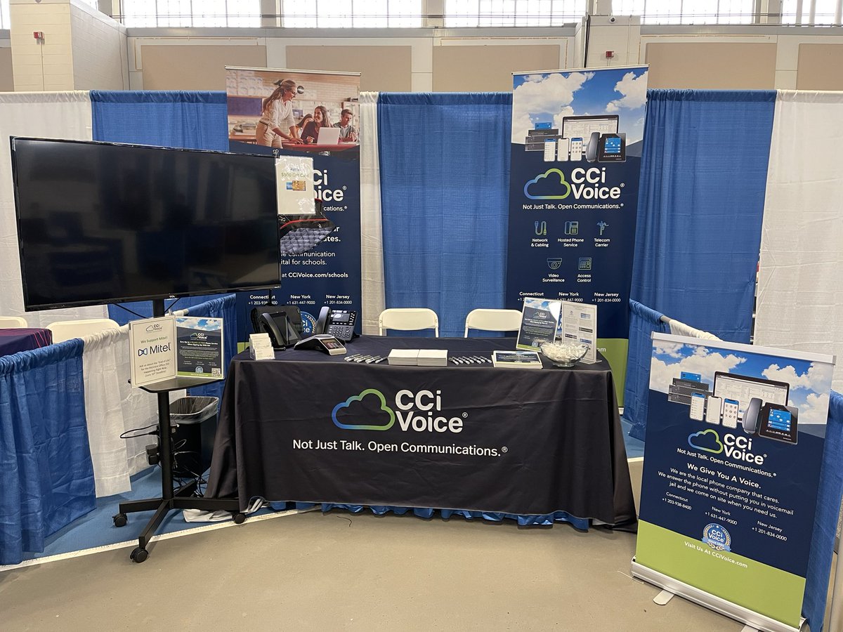 CCi_Voice's tweet photo. We are all set and proud to be a sponsor of the @HIA_LI 34th Annual Trade Show tomorrow at Suffolk Community College! Stop by and see us if you are the 1st to sign on with us as a result of the show - you could be the recipient of 6 months free phone service!! https://t.co/hyESzgrl3T