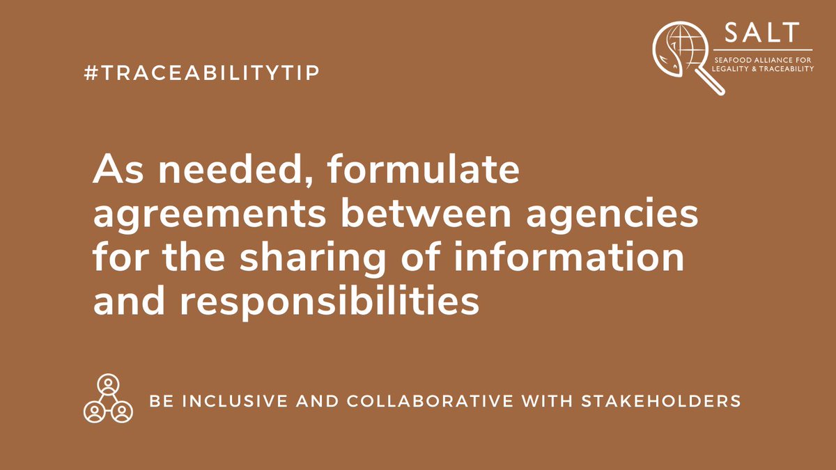 SALTtrace's tweet photo. #TraceabilityTip
Identify the responsibilities and authorities of each agency and determine how to best integrate each agency's process to make the electronic #traceability program efficient🤝🤝🤝
Communication is the key!
https://t.co/hey9ygtNqY https://t.co/CZLfpOgGjS