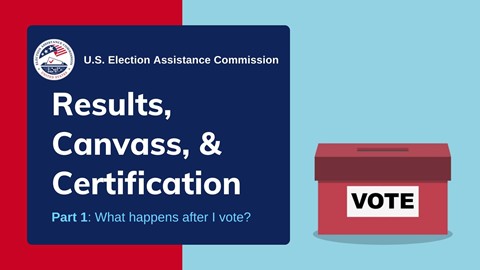 EACgov's tweet photo. 🚨 New .@EACgov Resources! 🚨 – Check out our new best practices and videos on Election Results, Canvass, and Certification, to help election officials communicate this critical information to the public. 🧵 1/4 https://t.co/JJswMQLMp5