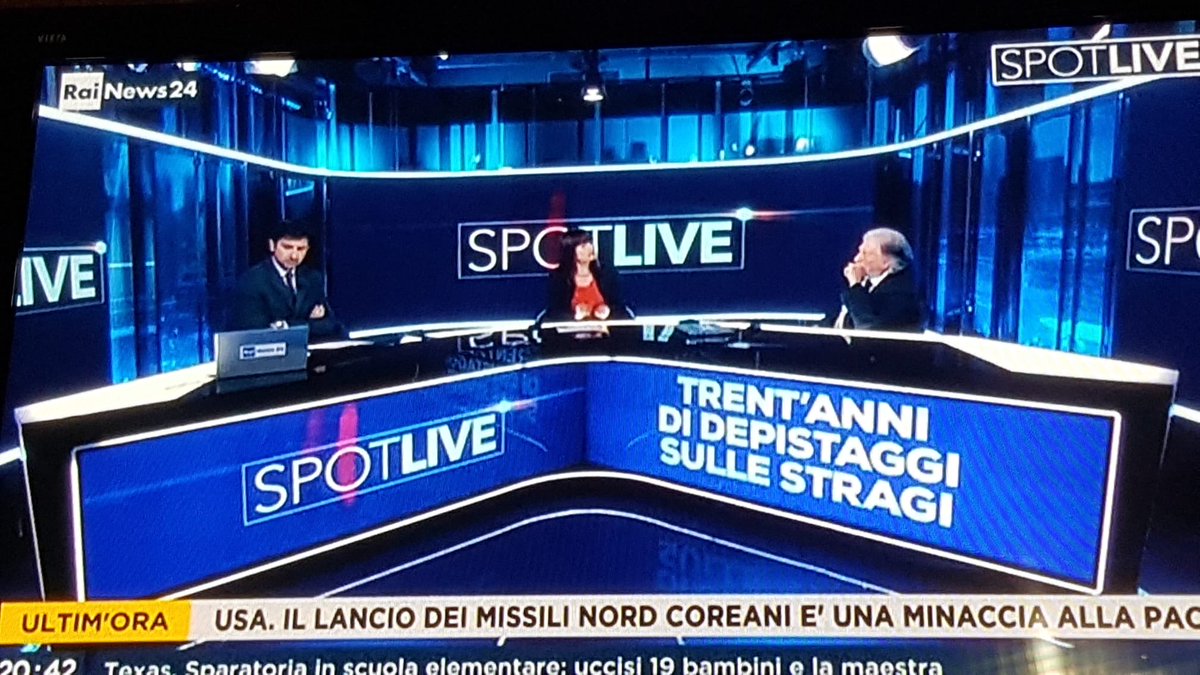 RaffaellaRoma's tweet photo. Esiste un documento ufficiale sul coinvolgimento di Stefano delle Chiaie coinvolto nella strage di #Capaci . Risale al 1992 ed era scomparso. Lo ha detto l'ex procuratore generale di Palermo Roberto Scarpinato nel corso della diretta #Spotlive questa sera su @Rainews24 #Report https://t.co/VijQ8WYBAA