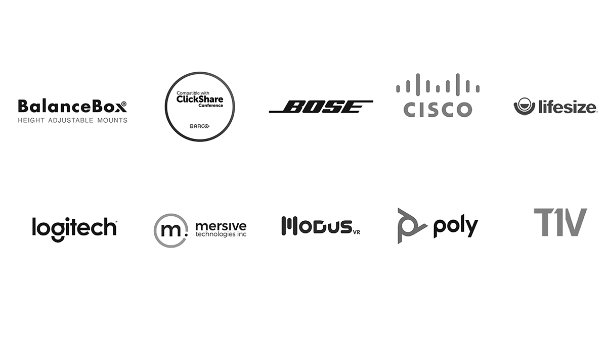 AVTEQ's tweet photo. Avteq partners with the leading technology companies to design compatible products that support and enhance their solutions.  Interested in partnering?   Let's talk!
https://t.co/LK45NciYRq
#cisco #clickshare #bose #lifesize #logitech #mersive #modusvr #poly #t1v https://t.co/0gyOFHGRAP