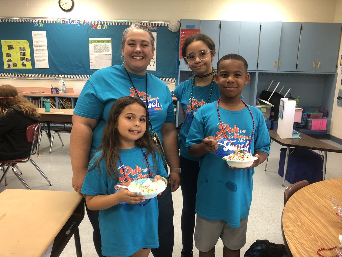 dmdeyne's tweet photo. Celebrating our Future Educators with an ice cream party! These kids are going to be amazing leaders. So proud! @TimbercrestElem @CMahaney123 @VolusiaRecruits https://t.co/AdHCt1X2u6