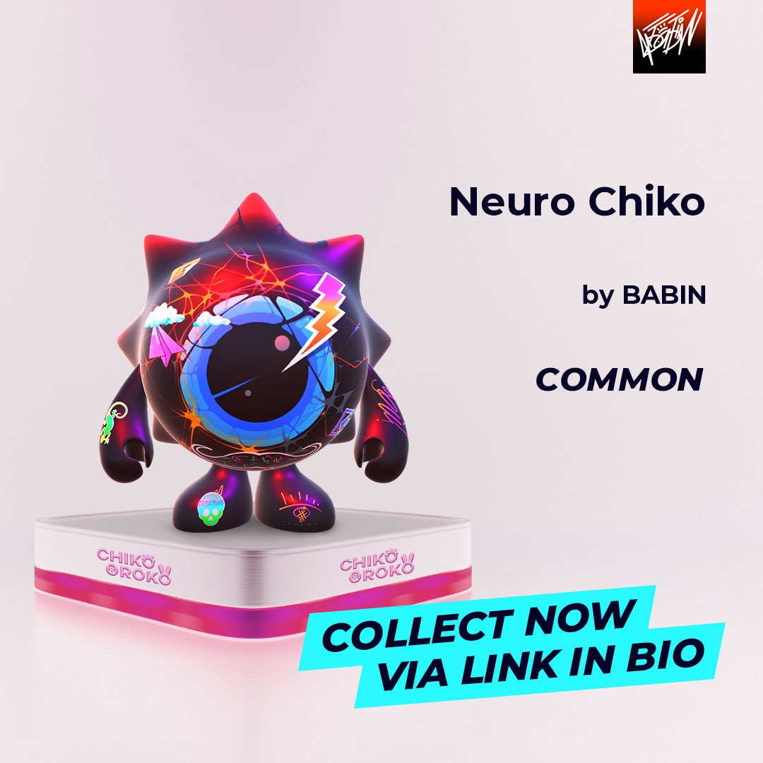 rtoysapp's tweet photo. Neural threads have become the main elements of Chiko's design, and a set of unique stickers and inscriptions by the author BABIN @BabinAlexx has turned into images. Look at all the different intertwinings 🖖👁

#chikoroko #artoys #designtoys https://t.co/dNZtDhWzJ2