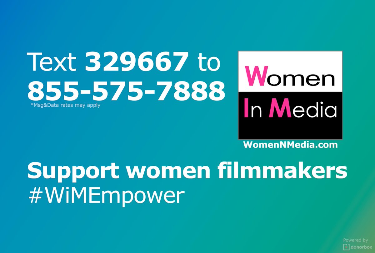 Donate to #WiMEmpower & support training programs, networking events & celebration of women filmmakers above and below the line. #VizualizeThis! Women in VFX New Tech Panel & Cocktail Party #CAMERAderie Initiative and Altitude Awards #HireTheseWomen Brunch #womencrushwednesday