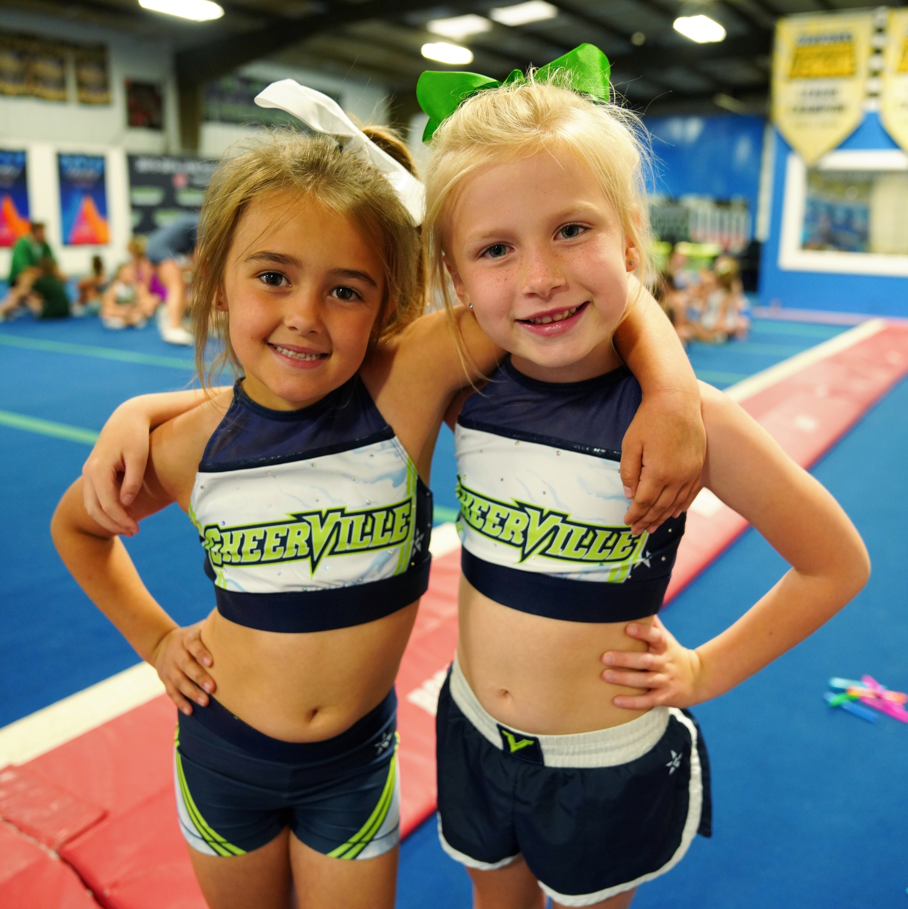 Little girl hotsell cheer shorts