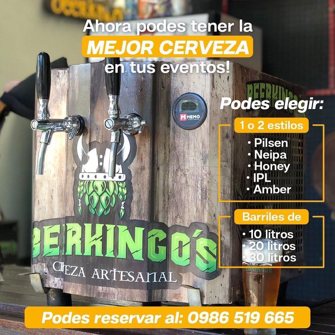 Lucite en tus eventos con nuestra riquísima cerveza artesanal🍻

Vas a tener tu cerveza helada en menos de 5 minutos!

Apúrate en reservar🤩

#beerkingos #cervezartesanal #eventos #cumpleaños