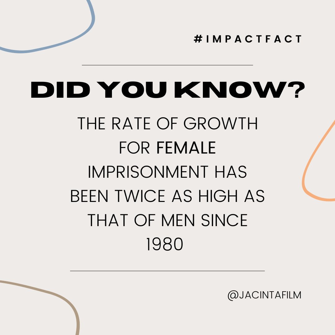 #ImpactFact 

Though many more men are in prison than women, the rate of growth for female imprisonment is higher. There are currently about 1.3 million women under supervision of the criminal justice system. 

#JacintaImpact #Impactfact #massincarceration #prisonreform