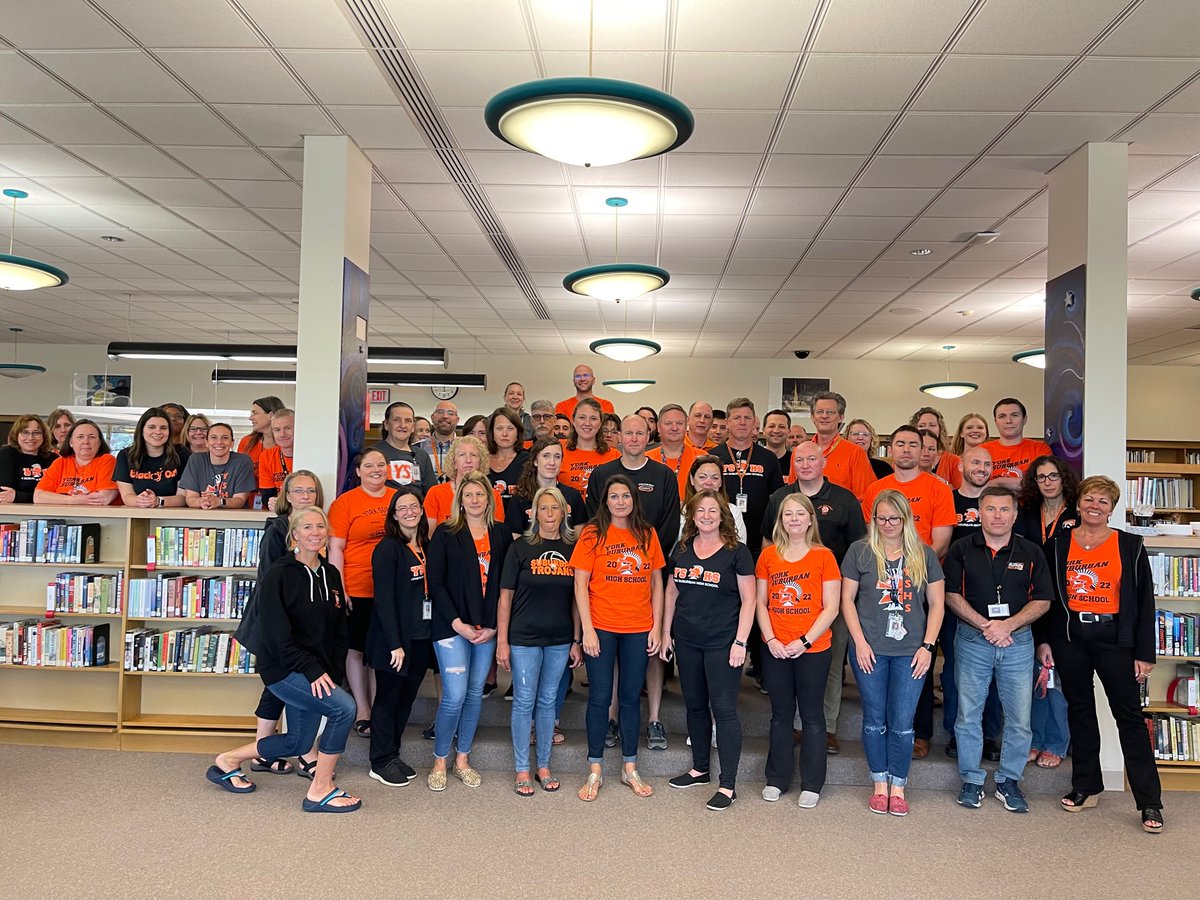 YorkSuburban's tweet photo. Today, our staff members wore orange and black to support the @centralyorksd after the death of Erin Walker.

Additionally, our deepest condolences to @Uvalde_CISD as its families grapple with the tragedy at Robb Elementary School. 

Please keep both communities in your thoughts! https://t.co/aoKrCA5zsZ