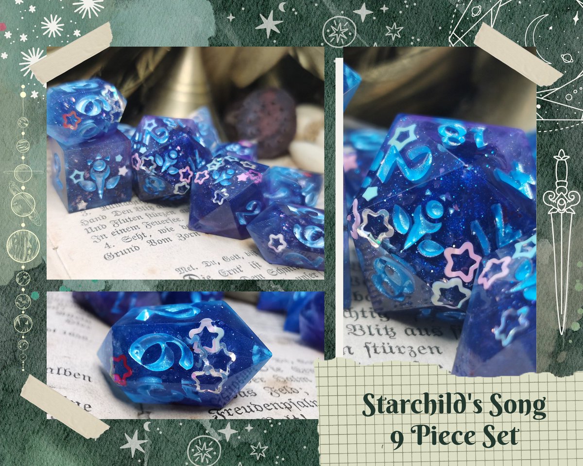SpaethenArts's tweet photo. ✨GIVEAWAY✨
✨2 SETS - 2 WINNERS✨ 

to enter:
1. follow me
2. like this tweet
3. RT! 

The giveaway ends MAY 29th! 
Worldwide shipping covered.
Good luck ✨ 
#dnd5e #dicegoblin #dndgiveaway https://t.co/QBEmLfL0py